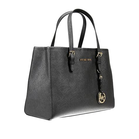 michael kors black flower purse|Michael Kors black tote purse.